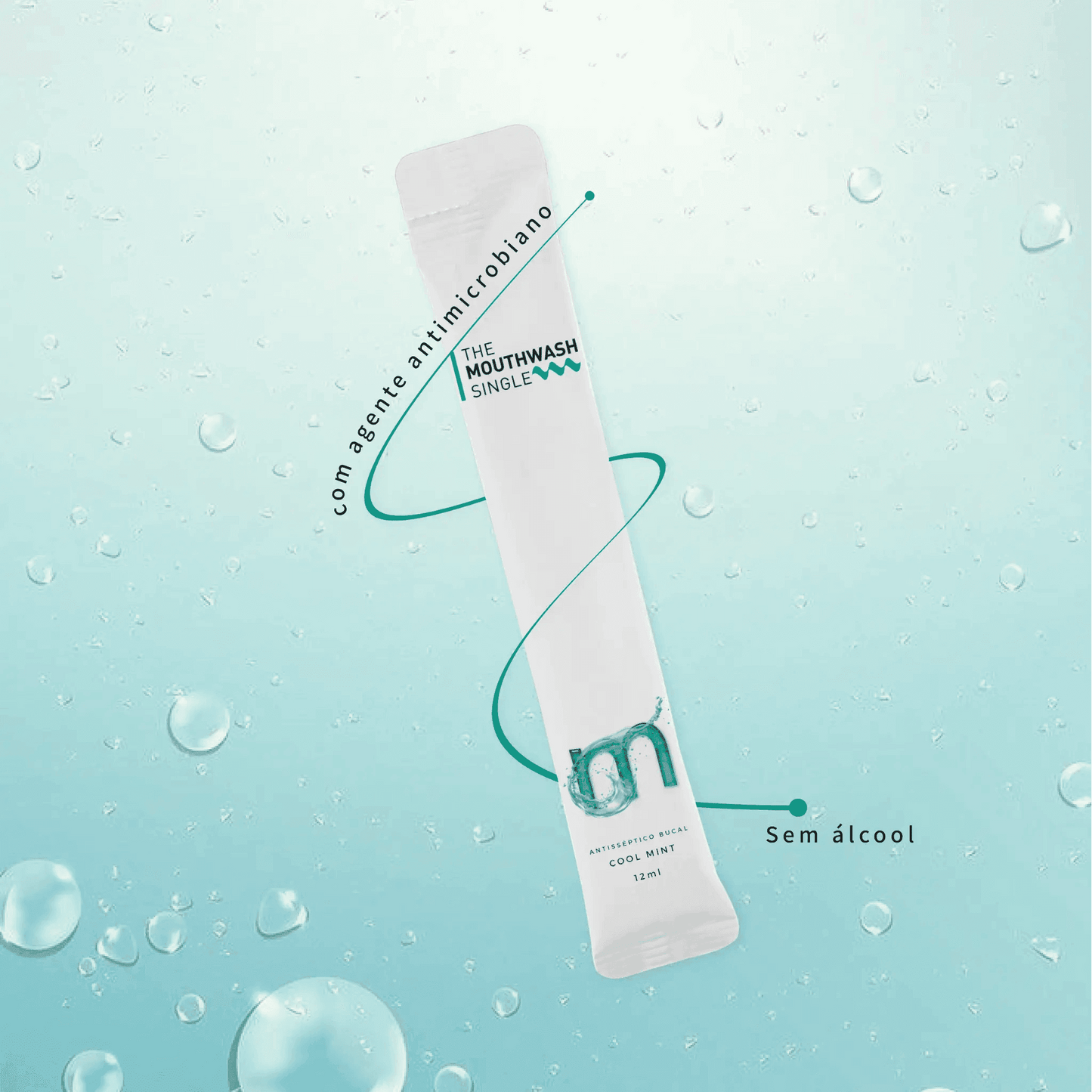 Enxaguante bucal em stick-pack - The Mouthwash Single™